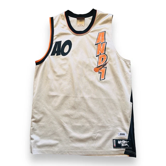 AND1 MIXTAPE TOUR ユニフォーム RARE AUTHENTIC AND1 2006 MIXTAPE TOUR THE PROFESSOR