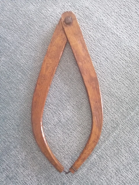 4 Poignées De Sac En Bois Cercle - Remplacement Pour Sacs Faits Main - 14,5x12,9 Cm