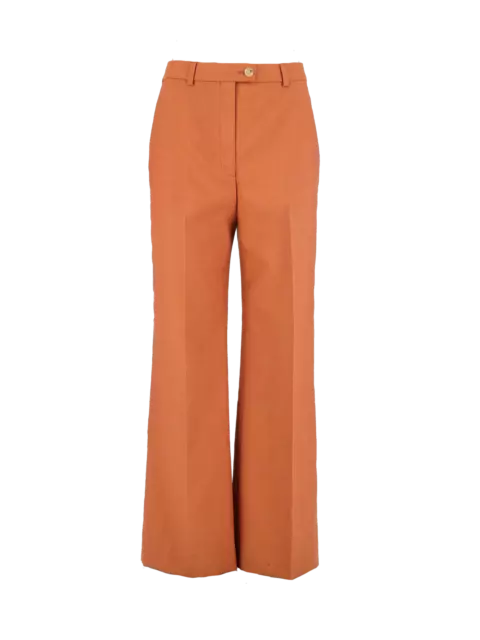 ACNE STUDIOS Brown Tailored Wool Trousers Size FR 36 /UK 8 RRP £360