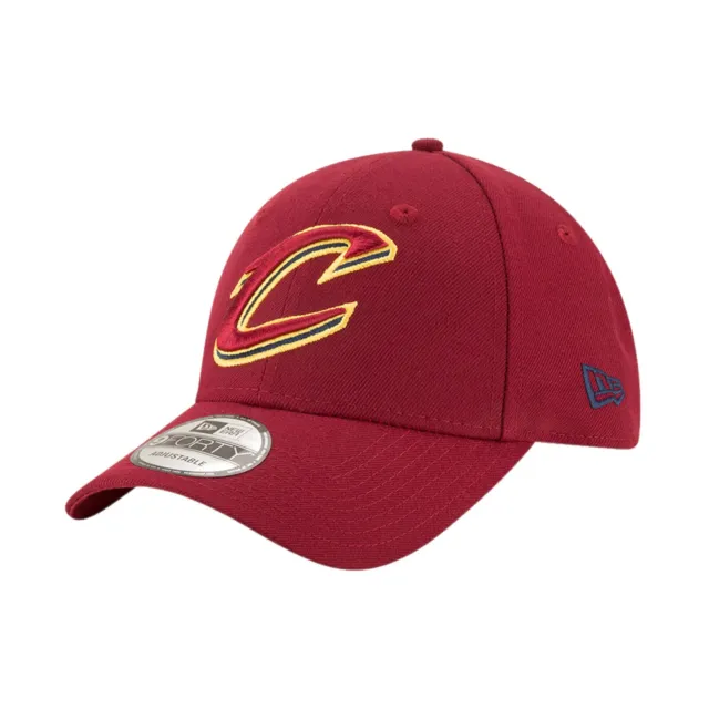 New Era Cap Men's Cleveland Cavaliers Team Basic Wine Red 9FORTY Adjustable Hat