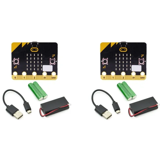 2 X Microbit GO Starter Kit BBC auto/Qtruck/Python Education Microbit SupG7X2