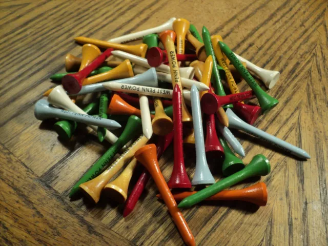 West Peen Power Assorted Color 2-1/8" Golf Tees  50 Tees