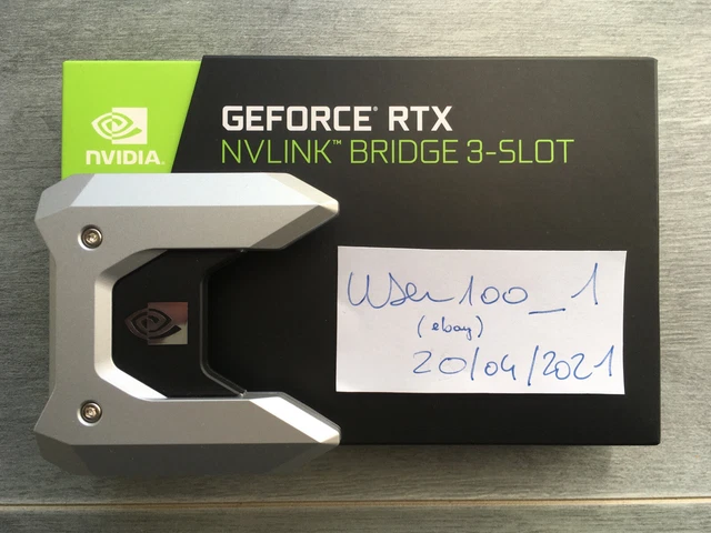 NVIDIA NVLINK HB BRIDGE SLI 3 SLOT RTX 20xx Pont Connecteur EUR 70 00 PicClick FR
