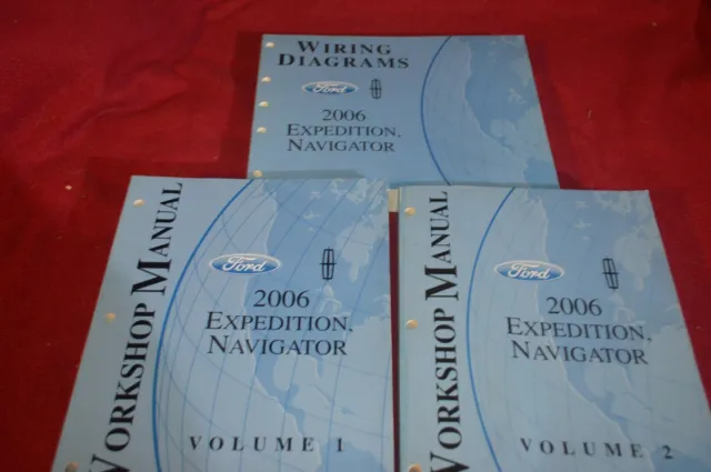 2006 Ford Expedition Lincoln Navigator Dealer Repair Shop Manual WSVA