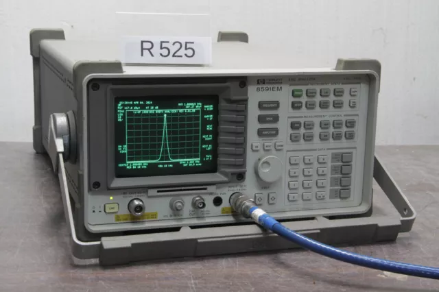 KEYSIGHT AGILENT HP 8591EM EMC SPECTRUM ANALYZER 9KHz 1.8GHz W/ TRACKING # R525