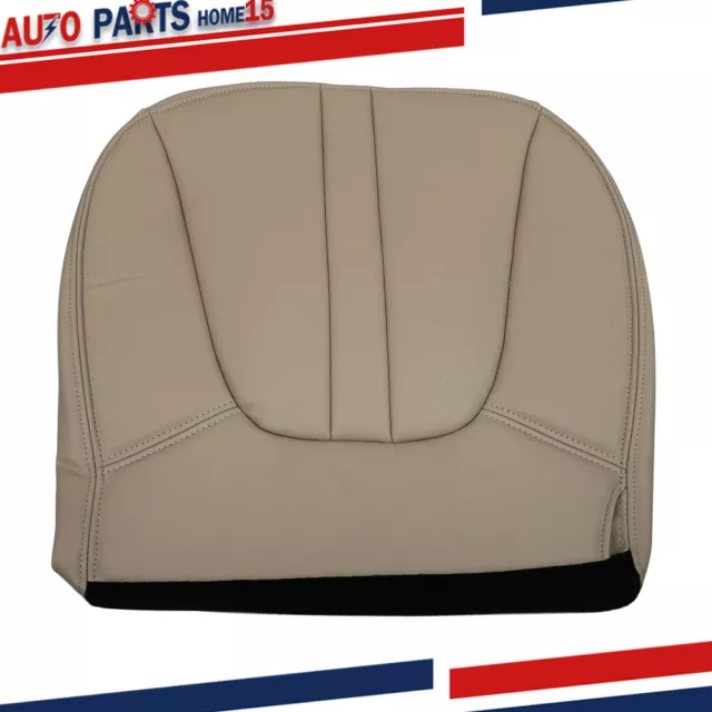 Front Driver Bottom Seat Cover For 1997 1998-2002 Ford Expedition Leather Tan