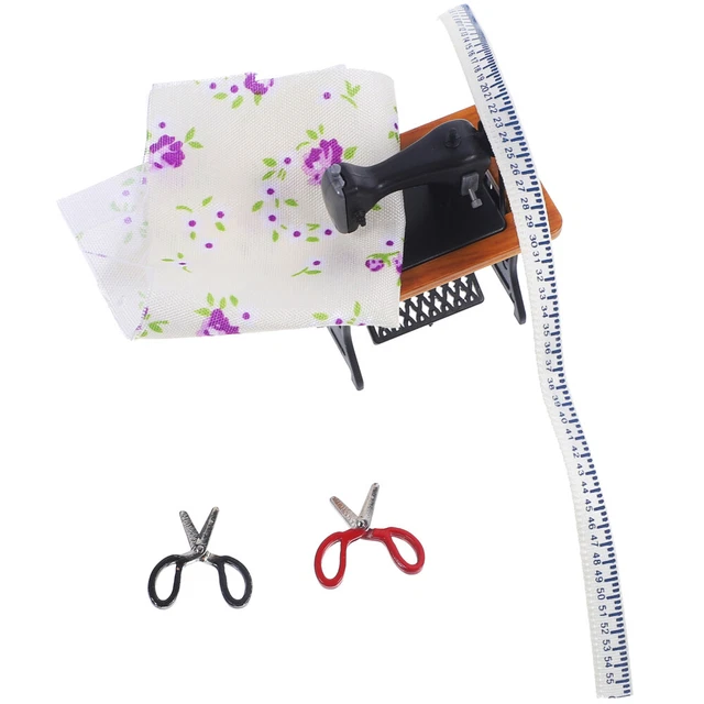 Miniature Doll House Accessories Sewing Machine Furniture Child Scissors