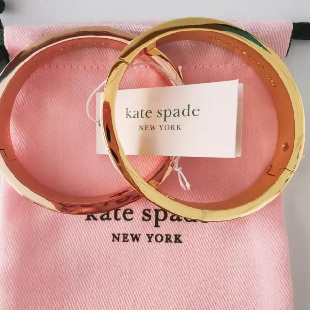 Kate Spade Fashion Peach Love Heart Resin Shell Cherry Blossom Powder Bracelet