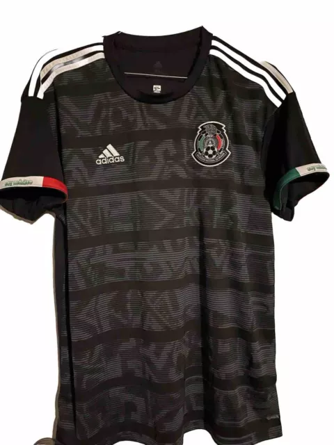 Mexico Jersey Adidas Away Football Soccer Jersey XL Futbol 2019 Black