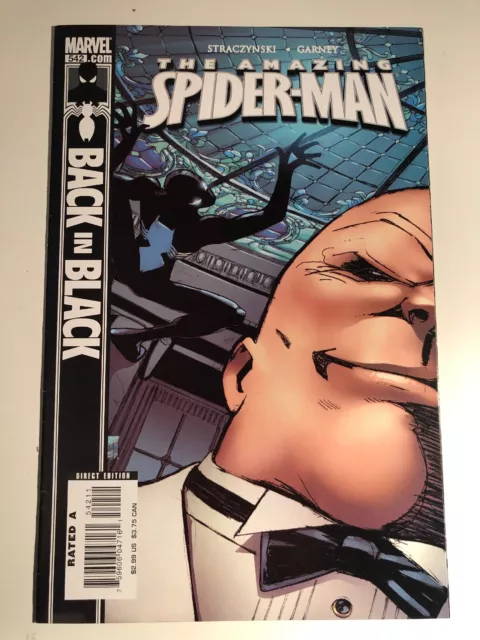 Amazing Spider-Man 542  Marvel Straczynski Garney 2007 Back In Black 