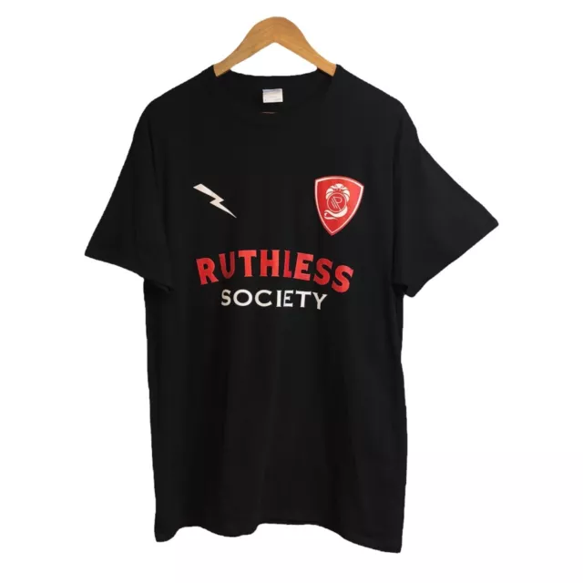 Graphic Designer Tshirt Rugby Ruthless Society Snake Cobra L 22 x 30