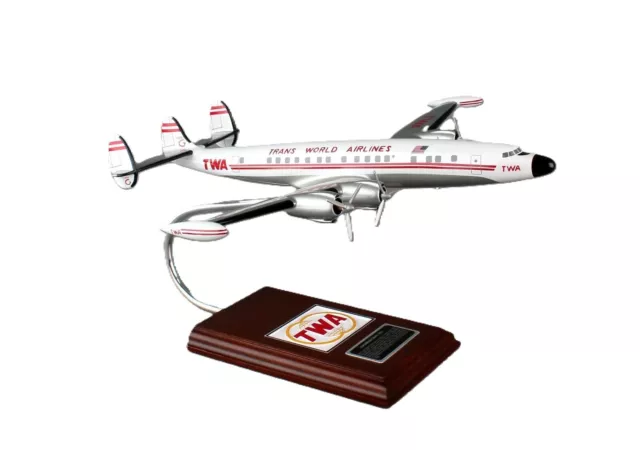 TWA Lockheed L-1049 Super Constellation Desk Top Display 1/85 Model ES Airplane