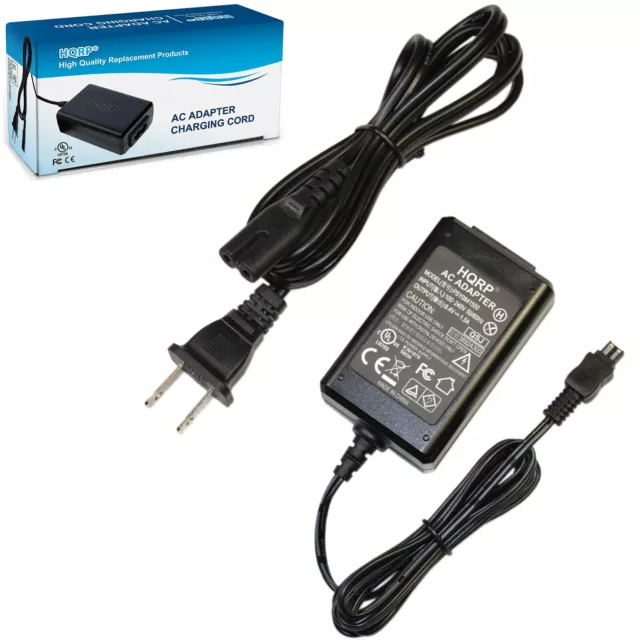 HQRP AC Power Adapter Charger for Sony Handycam HDR-Series Camcorders