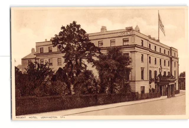 Leamington Spa England Vintage Postcard Regent Hotel