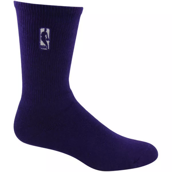 NBA Official Logo High Profile Tall Socks - Purple Size Large 8-13 FBF