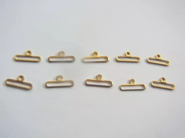 LOT DE 10 SUPPORTS médaille miniature 10 mm pour chaine