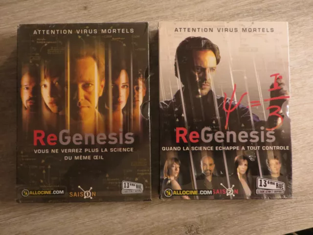 dvd ReGenesis saison 1 et 2,sous blister