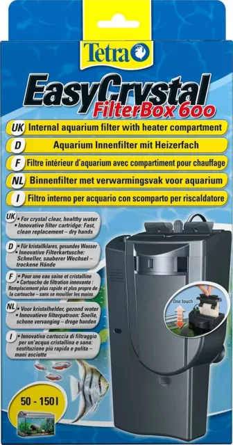 Tetra Filtro EasyCrystal 600 filtro interno per acquari fino a 150 litri