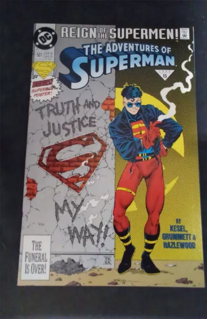 Adventures of Superman #501 1993 dc-comics Comic Book