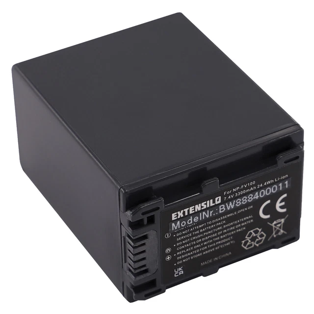 Vhbw Lot 2 Batteries NP-FP30/50/51/60/70/71/90/91 500mAh 7.2V – Compatible Sony DCR-SR Caméscopes