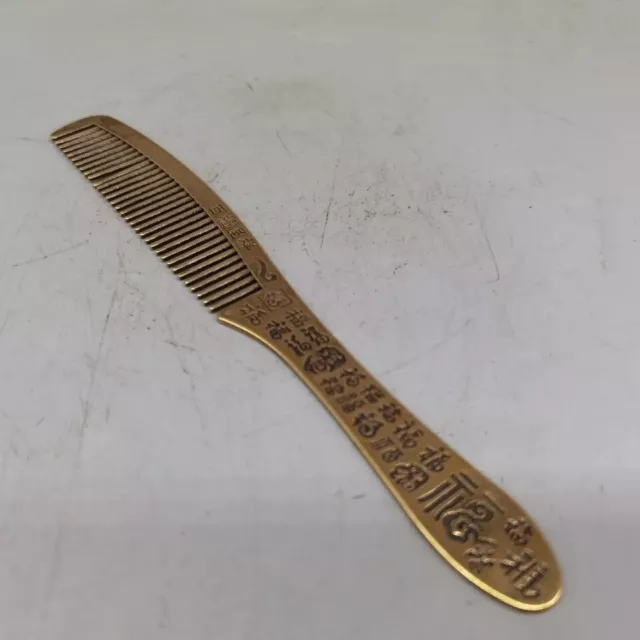 Pure Copper Comb, Handmade Comb, Anti-Static