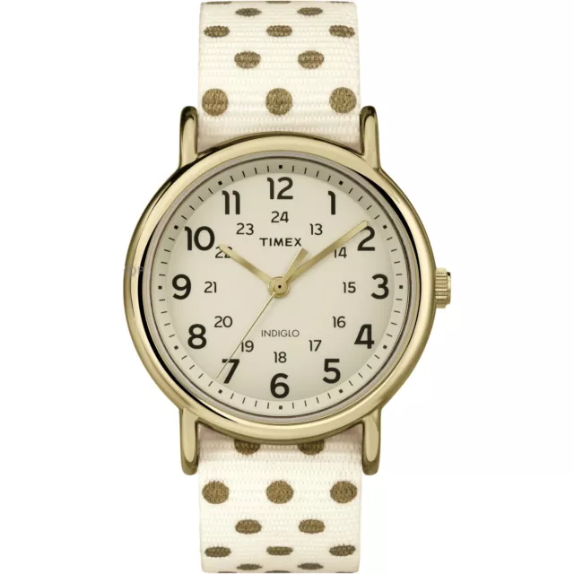 Timex Originals TW2P66100 Ladies Weekender Reversible Dots Watch No Box