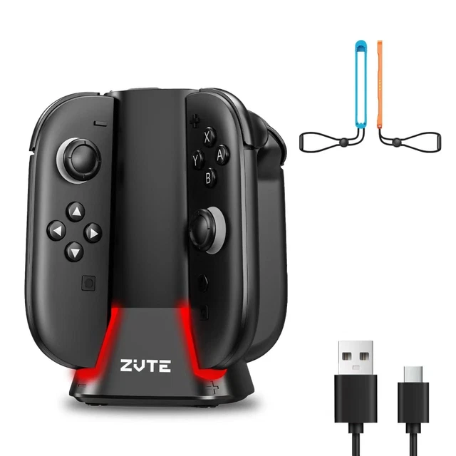 Switch Controller Dock CHARGING DOCK FOR 2025 Nintendo Switch 2 JoyCon Controllers, 4-Slot ...