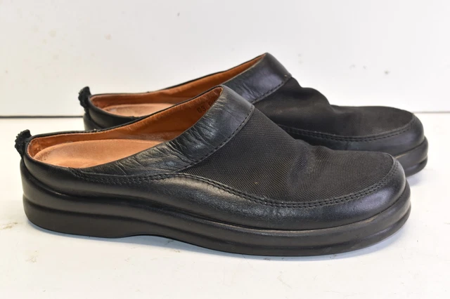 Birkenstock Footprints Ashby Black Leather Slip On Clogs EU 42 Grunge Preppy Birkenstock | Shoes | Nib Sold Out Birkenstock Naples  main image 2