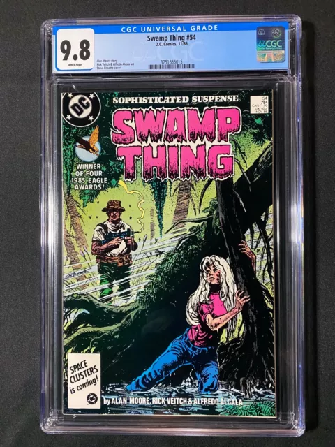 Swamp Thing #54 CGC 9.8 (1986) - Alan Moore story
