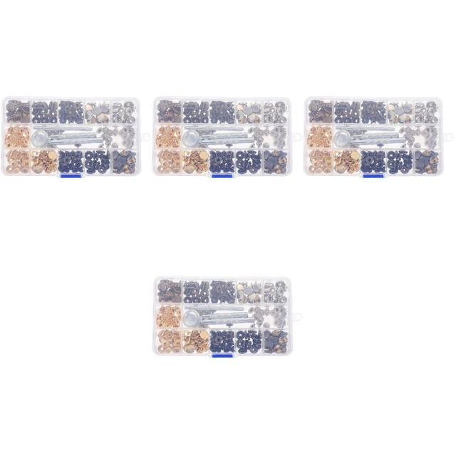 4 Box Snap Button Copper Replacement Pants Buttons Metal Extender Denim
