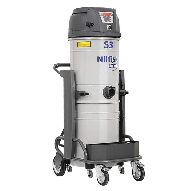 NILFISK 1-S3/100N1 Shop Vacuum,26 gal.,Steel,270 cfm