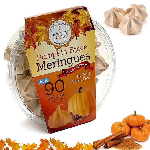Potiron Spice Meringue Cookies Gluten sans Gras Sucré Traiter Vacances Kascher