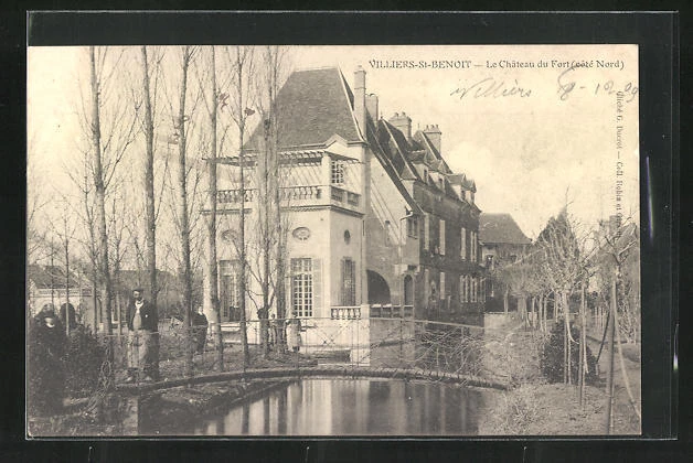 VILLIERS SAINT BENOIT ANCIENNE ABBAYE YONNE CPA R3463
