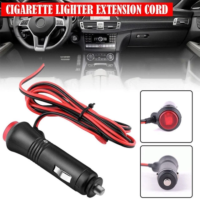 12V 24V Heavy Duty Male Plug Cigarette Lighter Adapter Power 1.5/5M` Supplyz