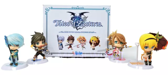 Tales of Zestiria Chibi Kyun Chara Figures Set with original box