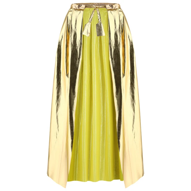 Mantello adulto dorato cape party accessori per Halloween cosplay