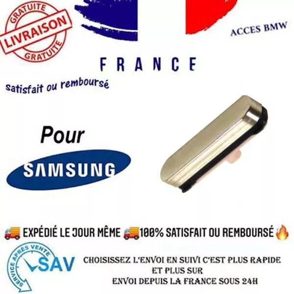 Bouton On/Off Premium Bleu pour Samsung Galaxy S24 5G S921/S24 Plus 5G S926