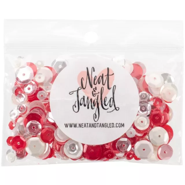 Neat & Tangled Sequin Mix - Peppermint Stick