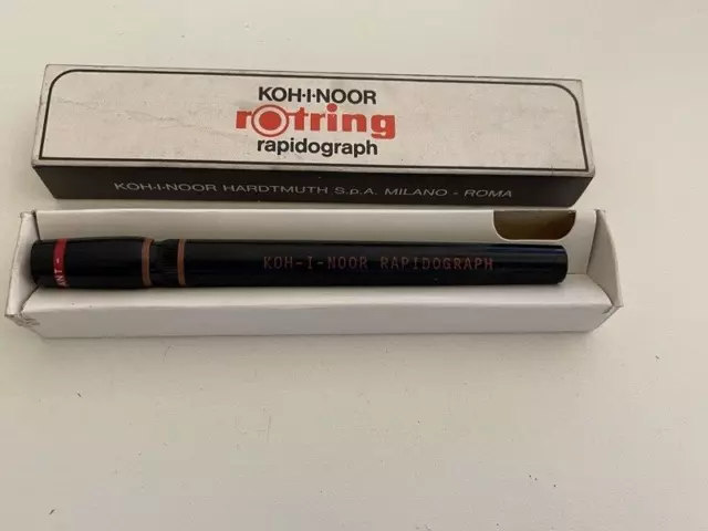 rotring rapidograph 0.4mm technical drawing pen nos penna a china pennino