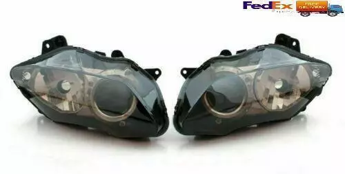 Gruppo ottico faro anteriore bosatta Per Yamaha YZF 1000 R1 2007-08 Fumo L3