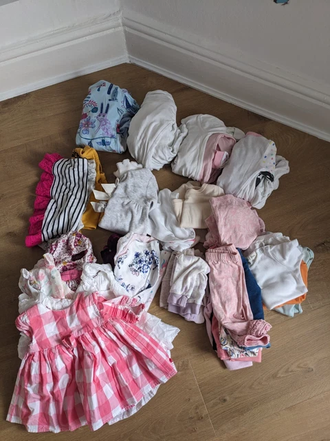 HUGE Baby girls clothes bundle age 0-3 months (  Around 50 Items)