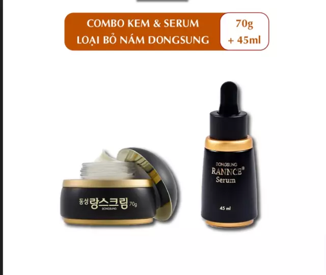 1 juego de crema Dongsung Rannce y suero Rannce C-previene el melasma tri nam