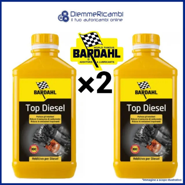 Bardahl Top Diesel 2 L Zusatzstoff Schutz Sauberkeit Motor Auto Einspritzdüsen