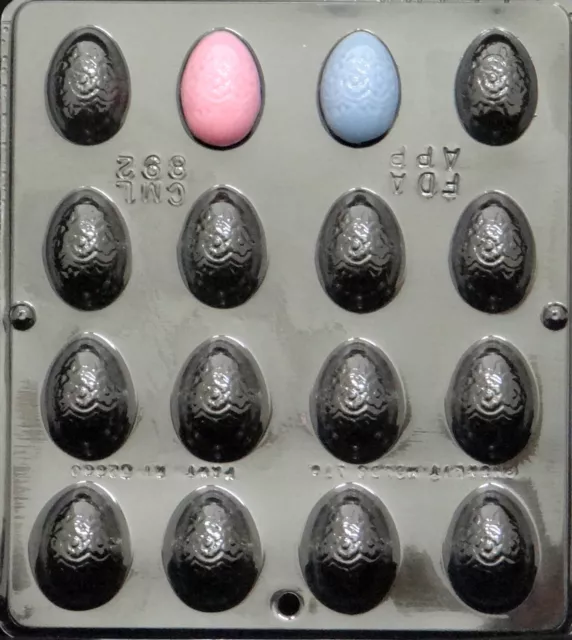 1 1/2" Egg Fancy Assembly Chocolate Candy Mold Easter  892 NEW