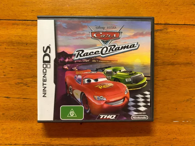 Disney Pixar CARS RACE-O-RAMA - Nintendo DS - Complete in Box w/ MANUAL!