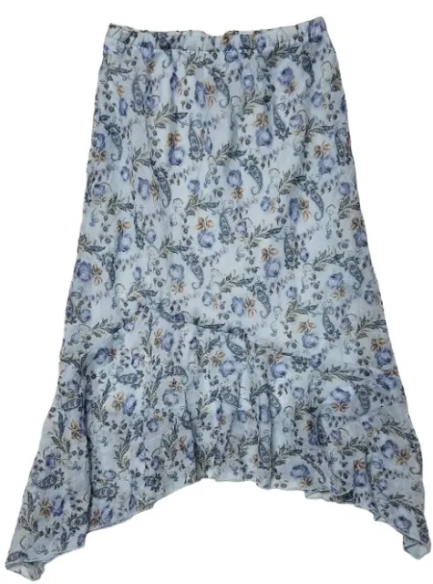 Storybook Heirlooms Girls Handkerchief Chiffon Floral Print Pull-on Skirt (14)