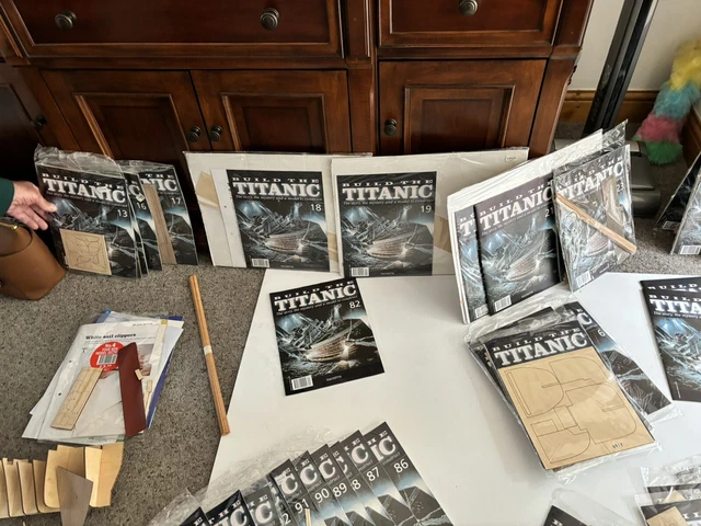 HACHETTE BUILD THE Titanic Issue 1 To 100 £50.00 - PicClick UK