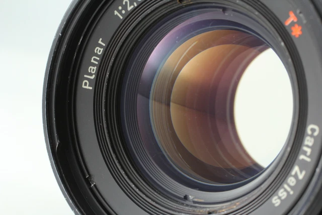 Cla 'D [ EXC + 5] hasselblad Carl Zeiss Planaren T C 80mm F2.8 Schwarz Linse Aus 3
