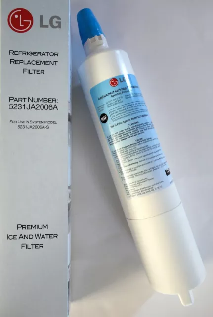 LG Premium LT600P 5231JA2006A fridge water filter cartridge - genuine part