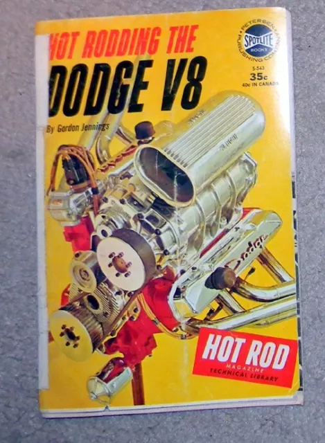 Vintage 1964 Hot Rodding the Dodge V8 Booklet - Good Cond